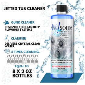 Ahh-Some cleaner on tub surfaces supports faster maintenance