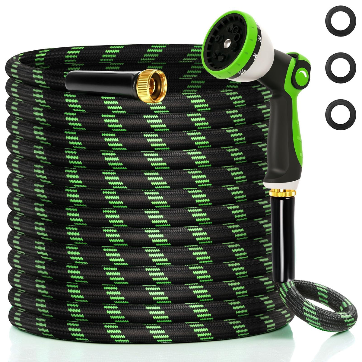 Ahititi garden hose 50ft flexible and leakproof for easy watering