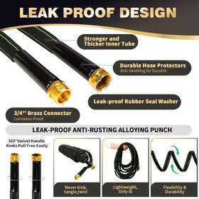 Ahititi Garden Hose 800D polyester texture emphasizes wear resistance