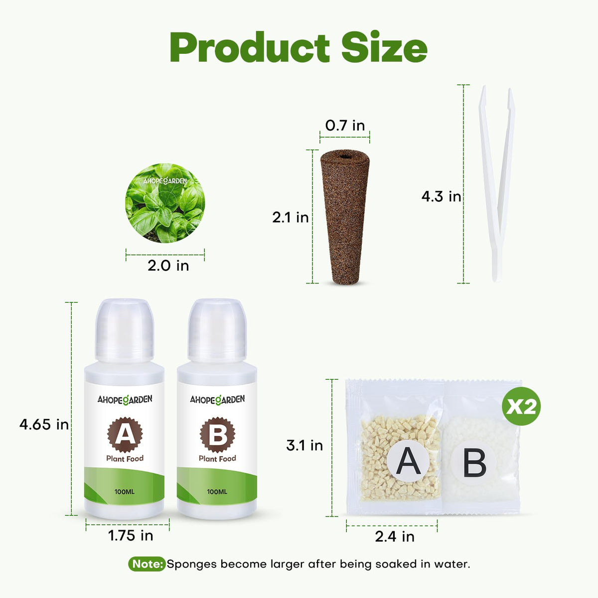 Ahopegarden indoor garden kit supports herbs, greens, and small fruiting plants