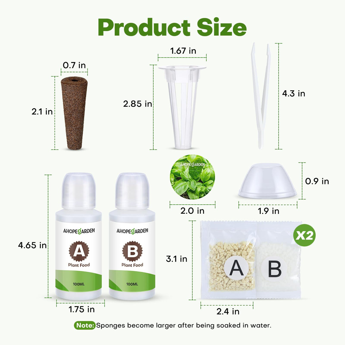 Ahopegarden precision tweezer for careful transplanting and handling.