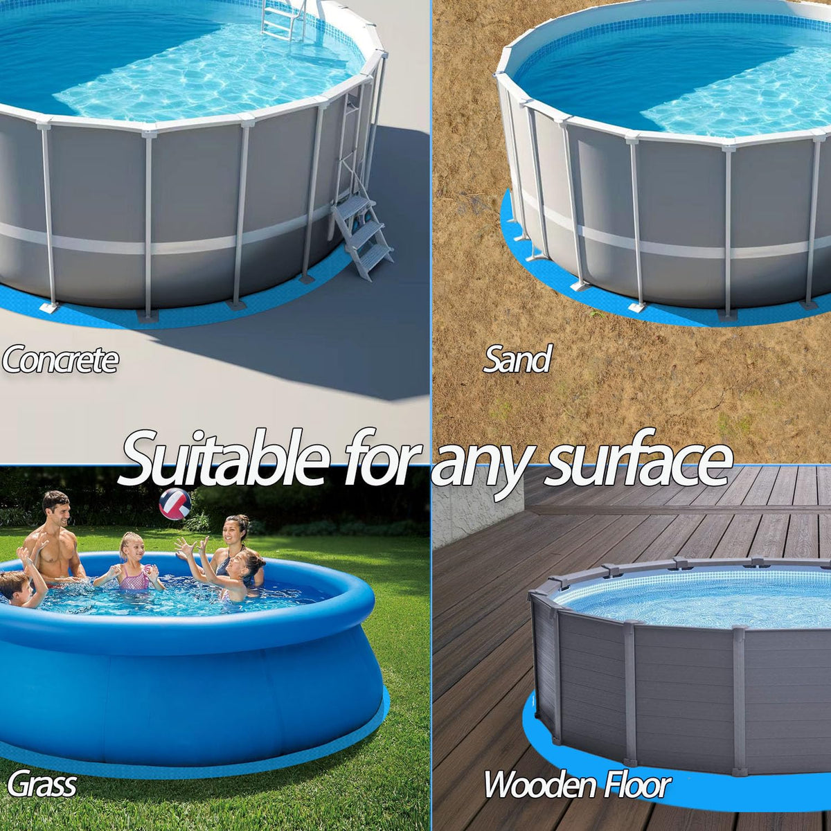 Ahpuhtan multipurpose liner pad doubles as a tarp or sunshade for outdoors.