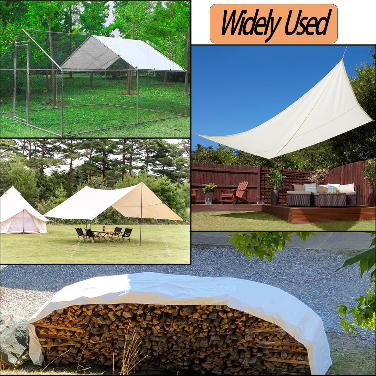 Ahpuhtan outdoor tarp suitable for boats or patios when protection is needed