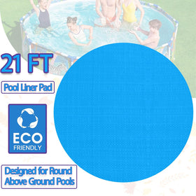 Ahpuhtan liner pad waterproof base shields against ground moisture for a cleaner pool setup.