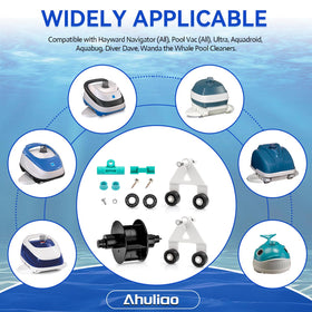 Ahuliao AXV621DAT saddle and keeper stabilizing the turbine and frame during cleaning.