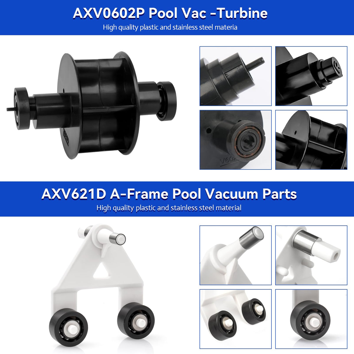 Ahuliao AXV621DAT washers and screws securing components for lasting performance.