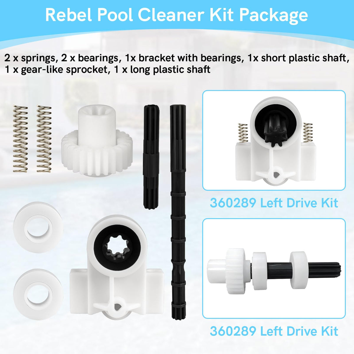 Ahuliao drive shaft assembly easy installation with minimal tools