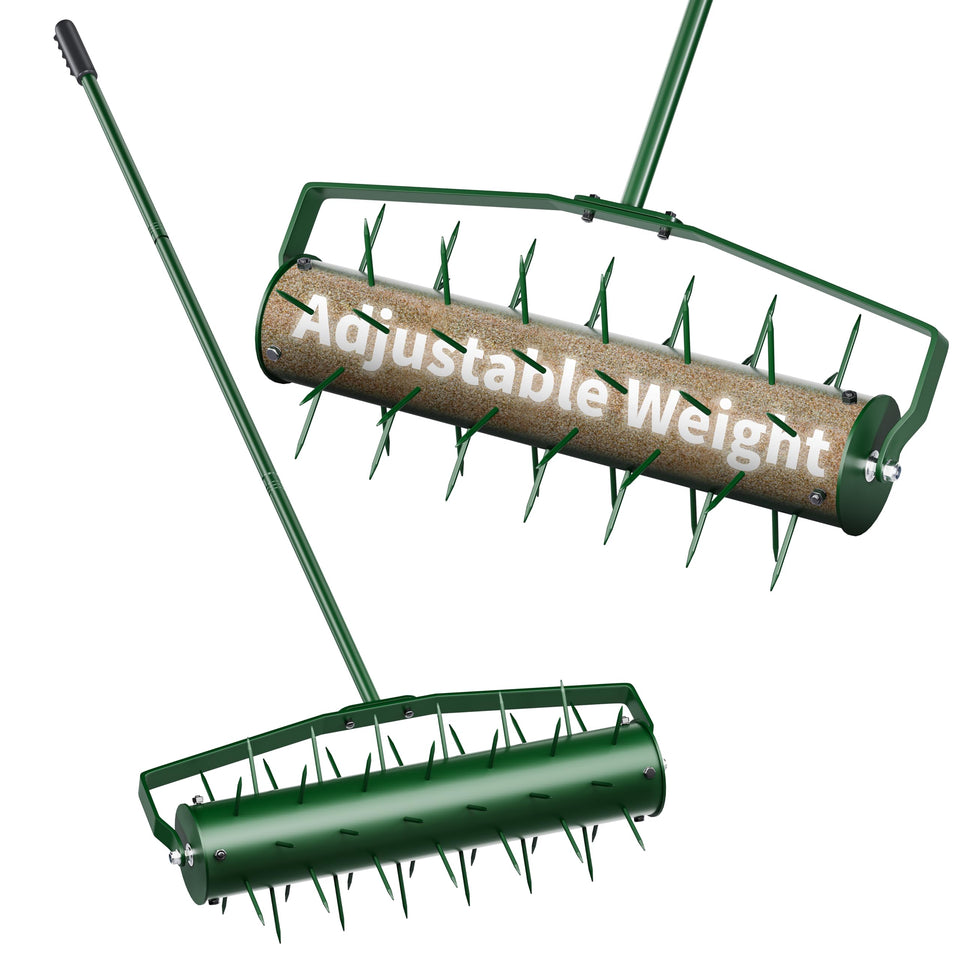 Ahxuvan lawn aerator roller enables deeper soil penetration and better drainage.