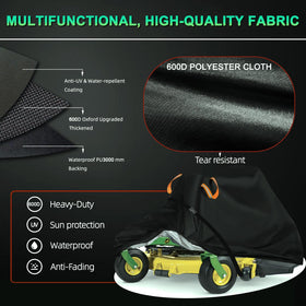 Aibiley zero-turn mower cover interior silver coating for waterproofing