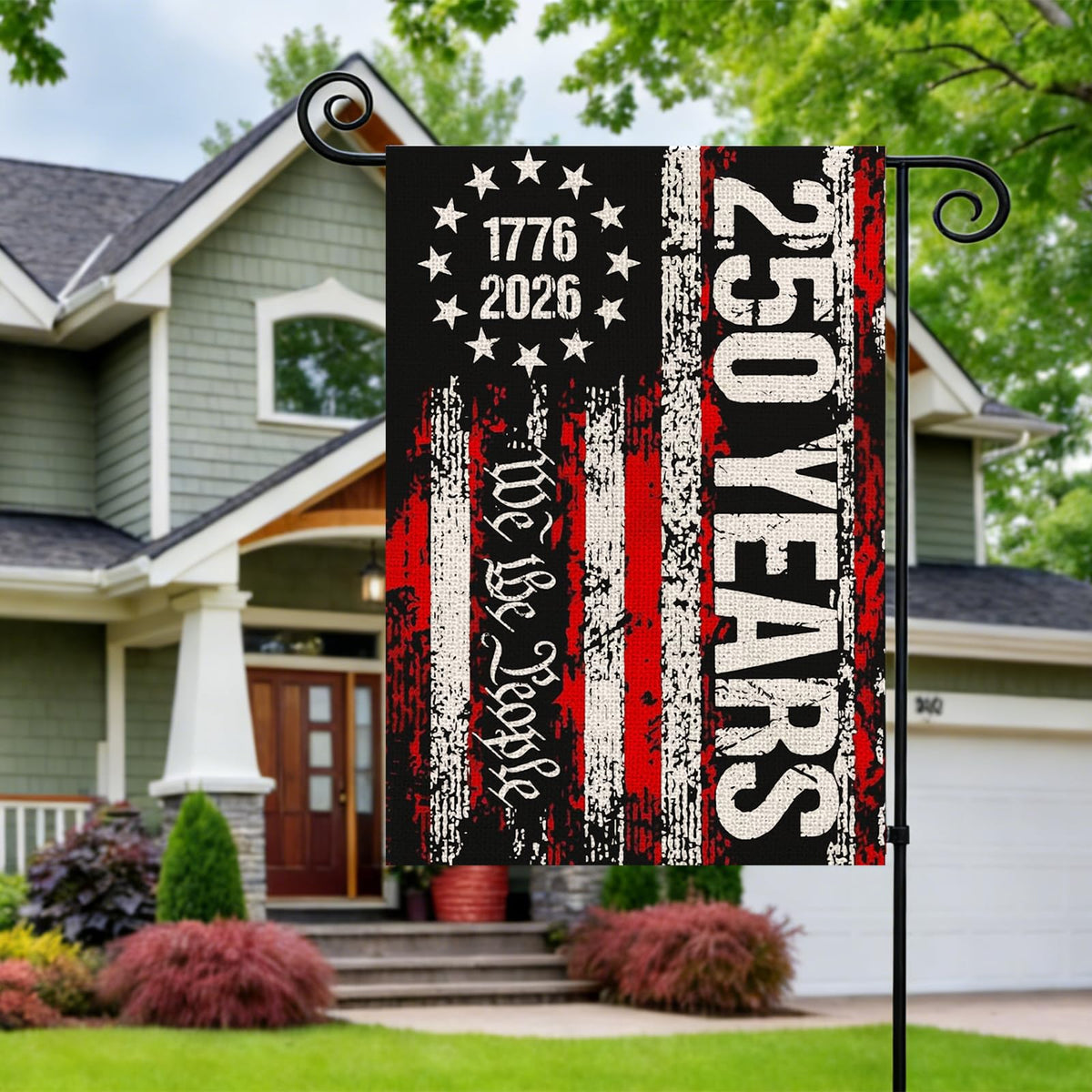 AIBOLYNE 250th anniversary flag double-sided design for visibility from both sides