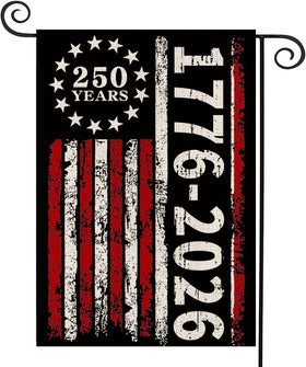 AIBOLYNE 250th anniversary flag front view with circle of stars for outdoor display