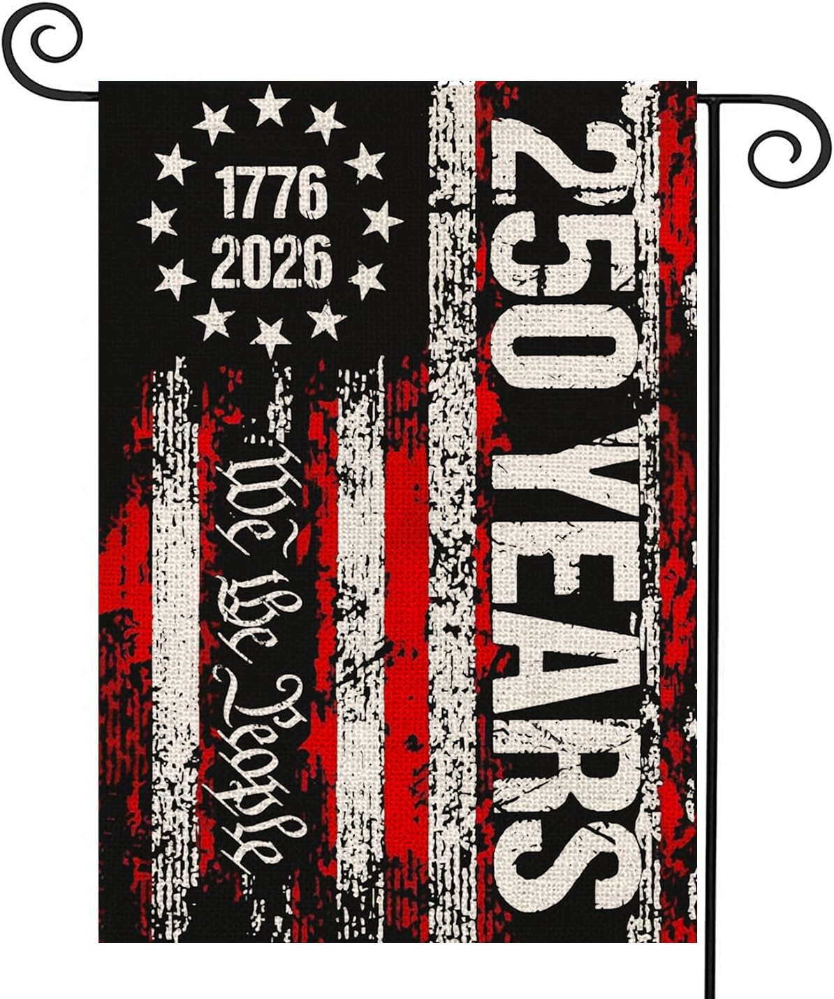 AIBOLYNE 250th anniversary flag front view for outdoor display and yard pride