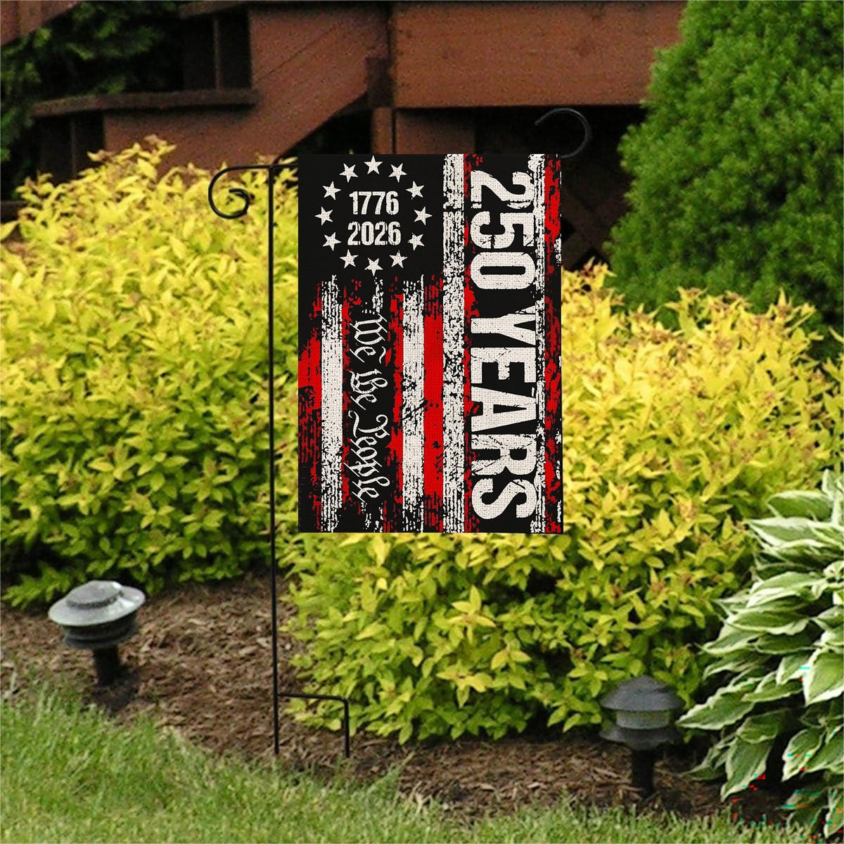 AIBOLYNE 250th anniversary flag ideal for garden setup and porch décor
