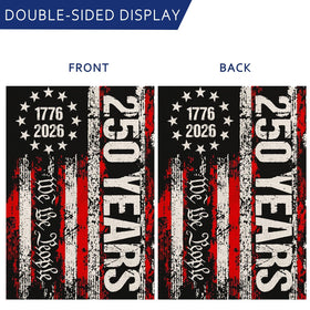 AIBOLYNE 28x40 outdoor flag displayed in yard for garden decor