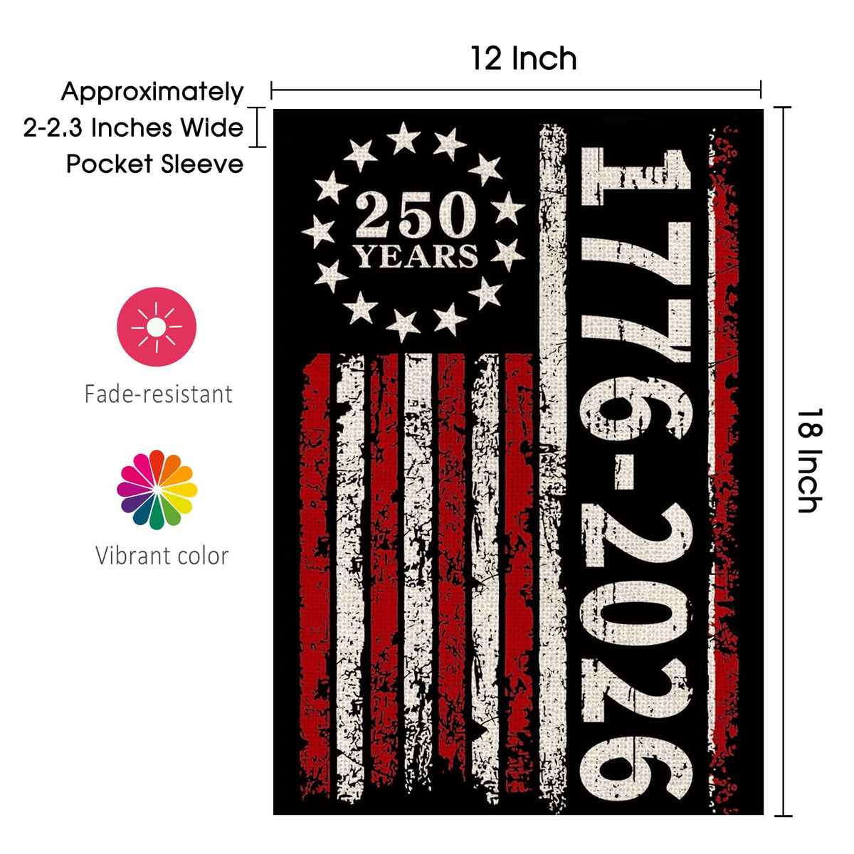 AIBOLYNE double-sided flag visible from both sides in any outdoor setting