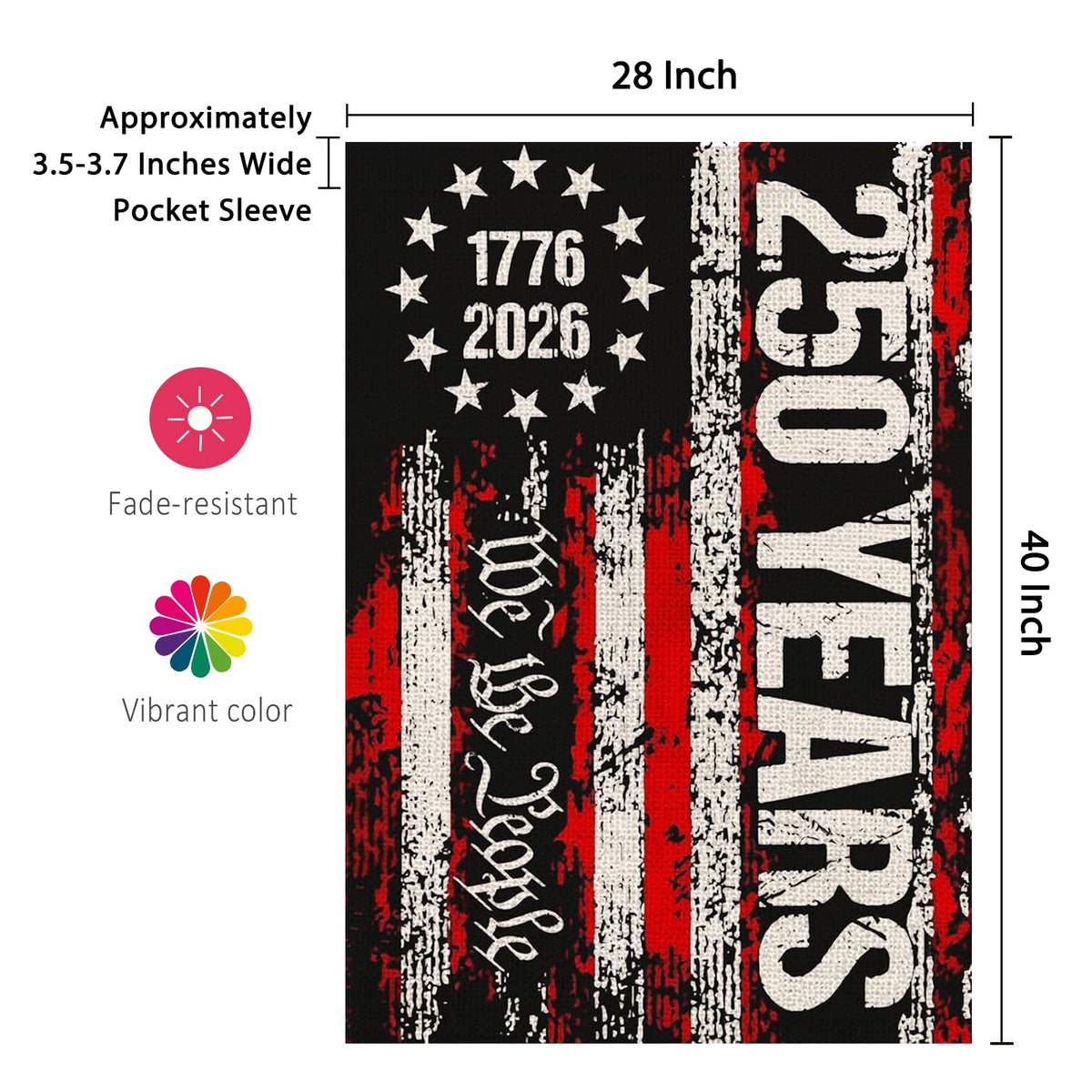 AIBOLYNE double-sided flag banner for outdoor display