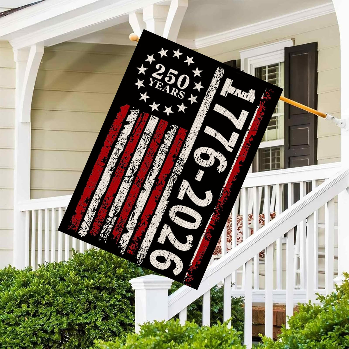AIBOLYNE double-sided flag display emphasizing visibility from multiple angles