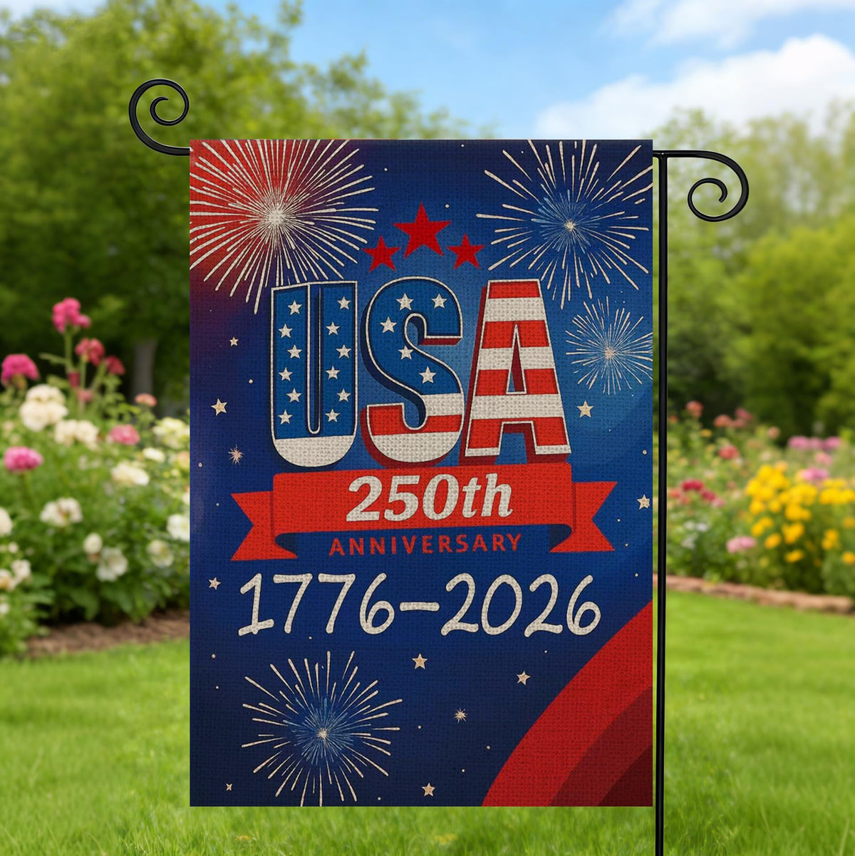 AIBOLYNE durable outdoor flag withstands breezes while staying crisp.