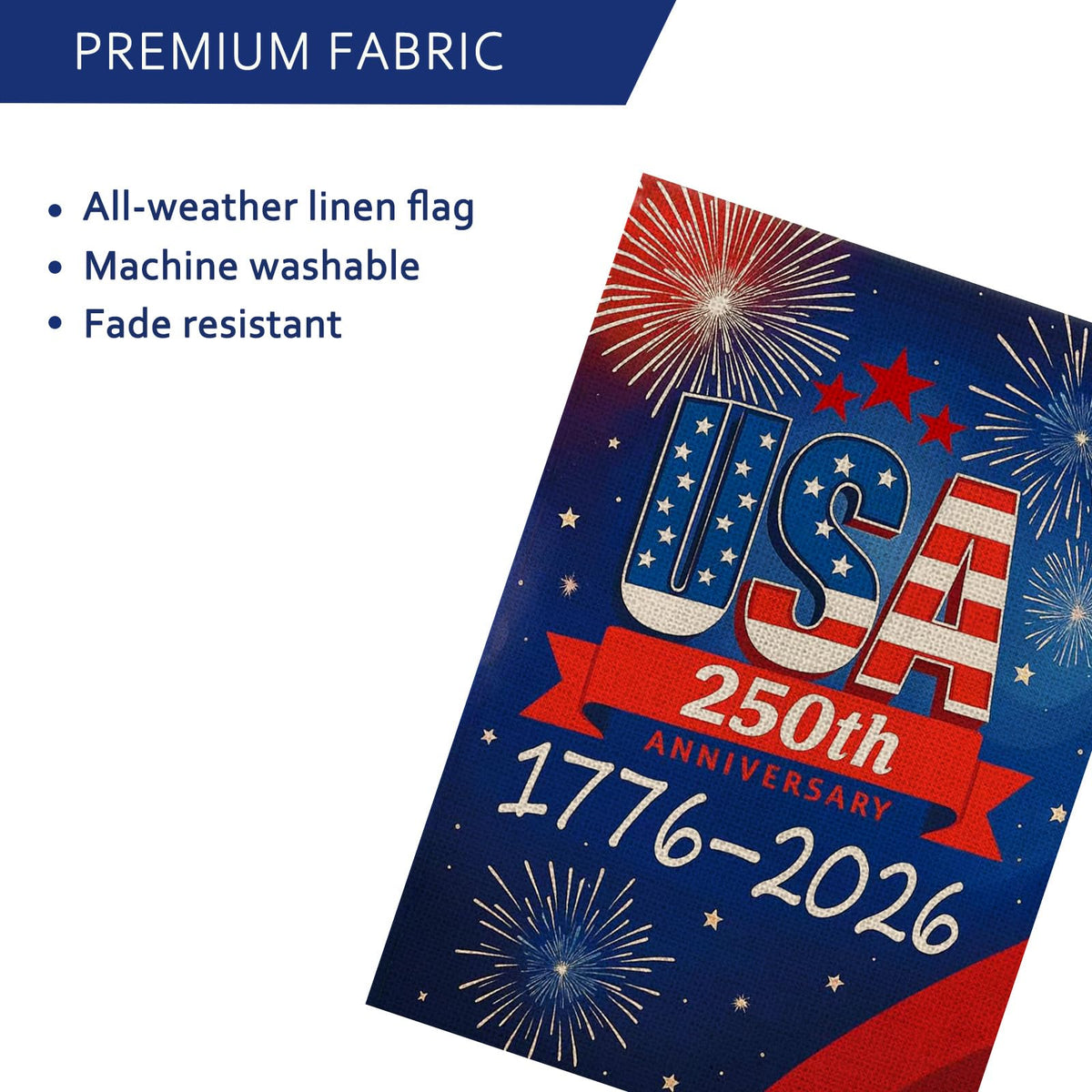 AIBOLYNE flag designed for 4th of July celebration and outdoor use.