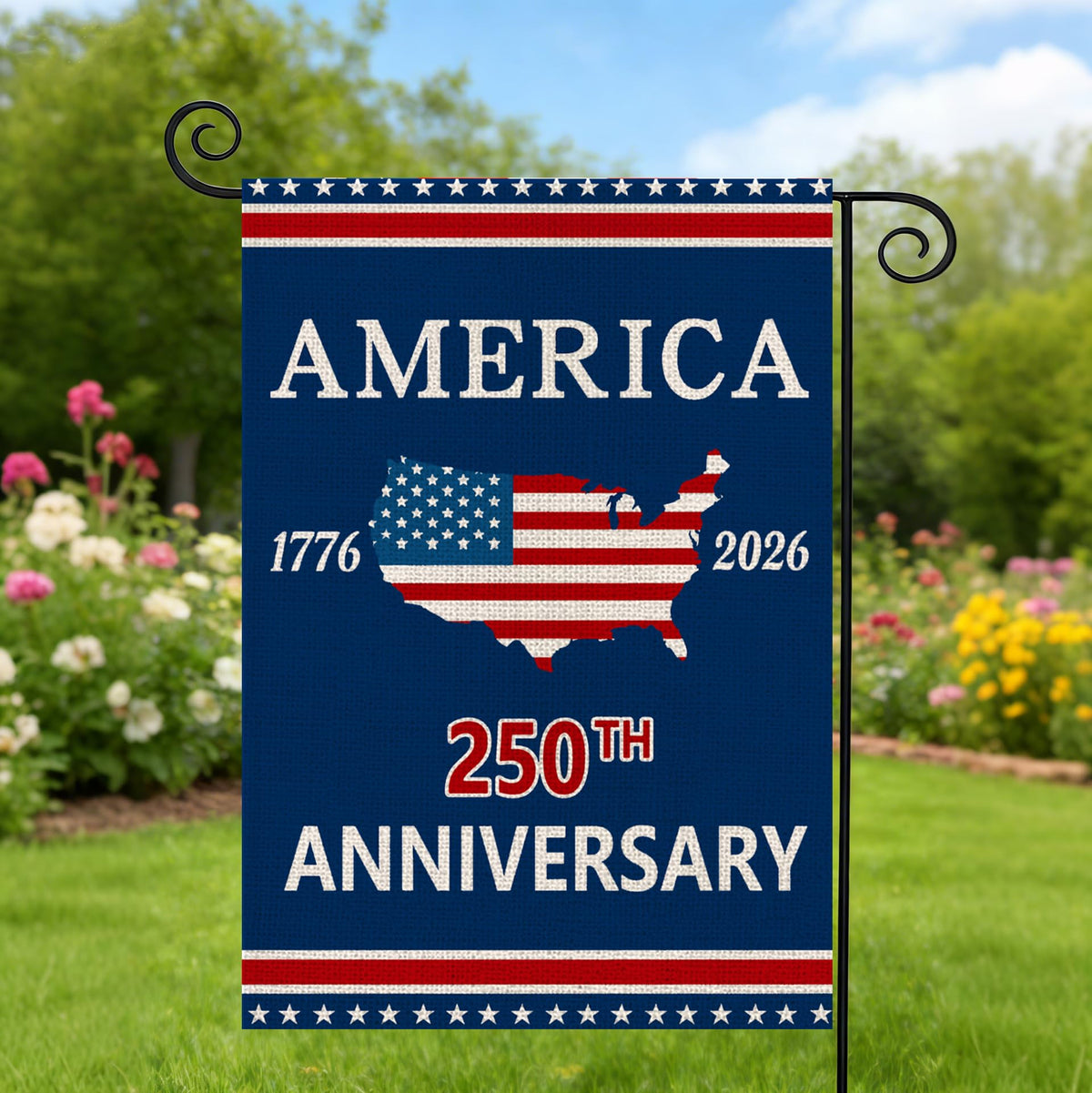 AIBOLYNE flag designed to withstand outdoor conditions.