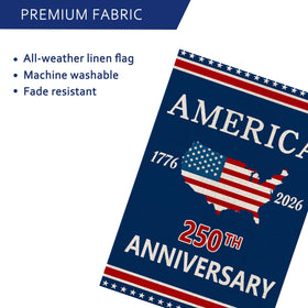 AIBOLYNE patriotic flag perfect for 4th of July displays.