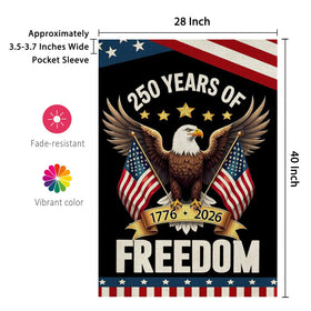 AIBOLYNE gold anniversary banner underscores commemorative milestones for outdoor decor.