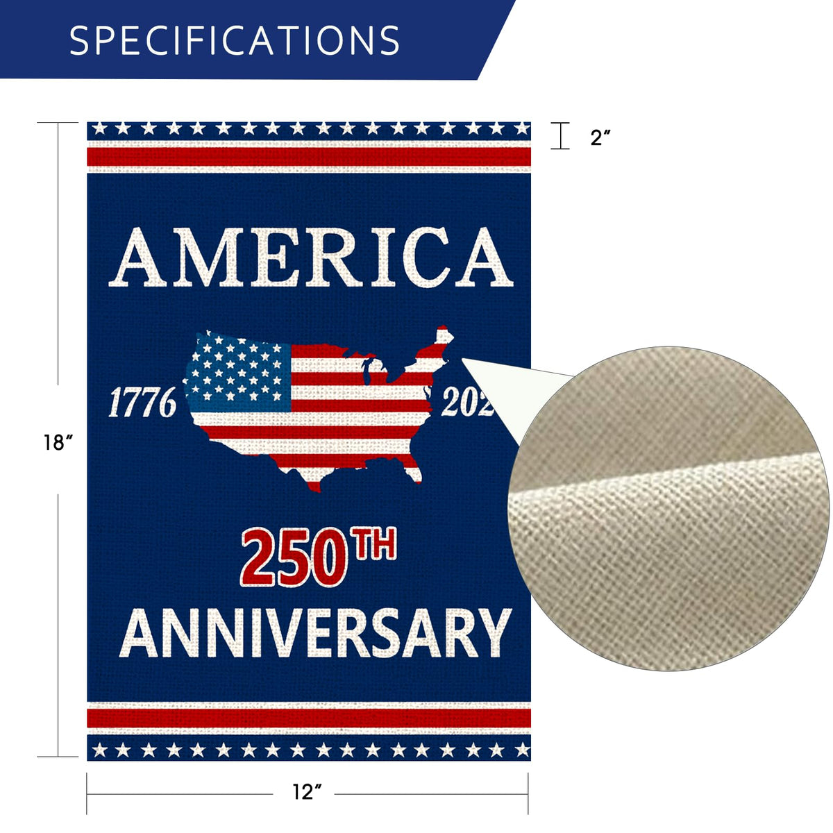 AIBOLYNE navy map design flag shines in outdoor light.