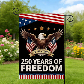 AIBOLYNE outdoor flag with vivid colors on burlap for lasting use.