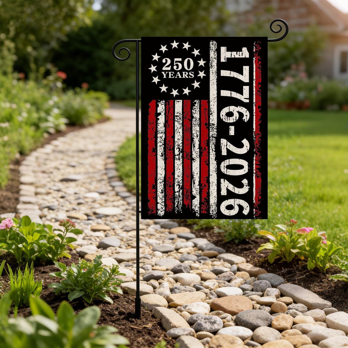 AIBOLYNE outdoor yard flag for patriotic celebrations and seasonal decor