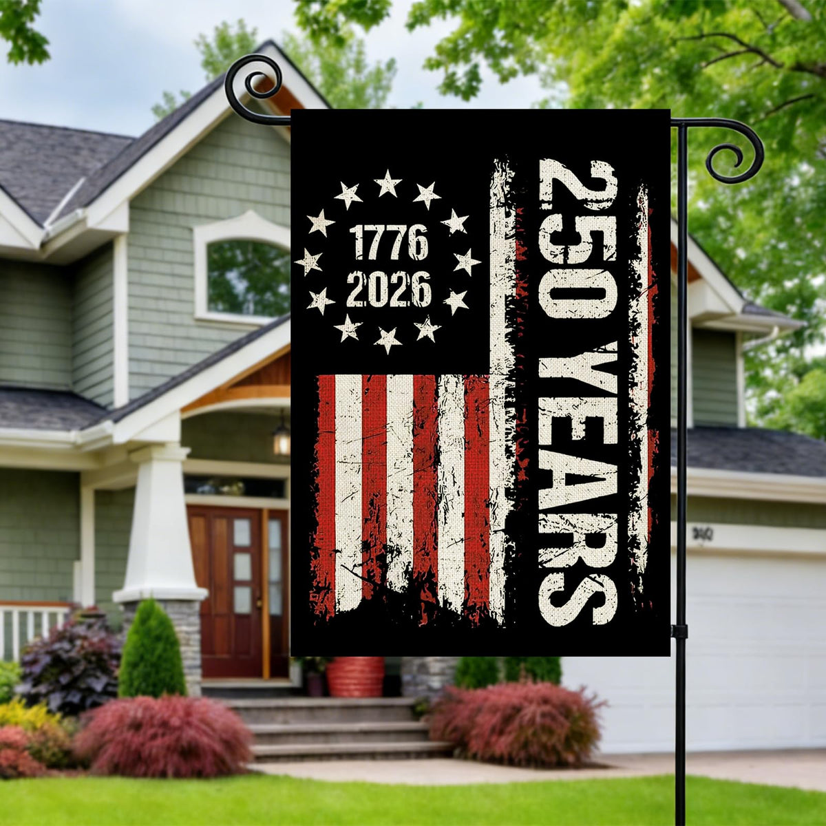 aibolyne patriotic garden flag for outdoor celebrations and curb appeal