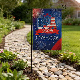 AIBOLYNE red anniversary banner on navy background highlights 250 years of freedom.
