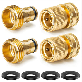 Aidarmoll brass garden hose quick connect leak-proof and easy to install.