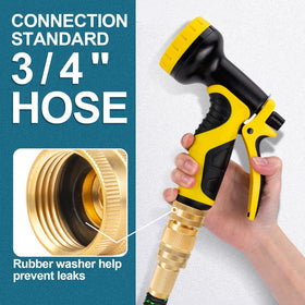 Aidarmoll rustproof brass fitting resists corrosion for outdoor use.