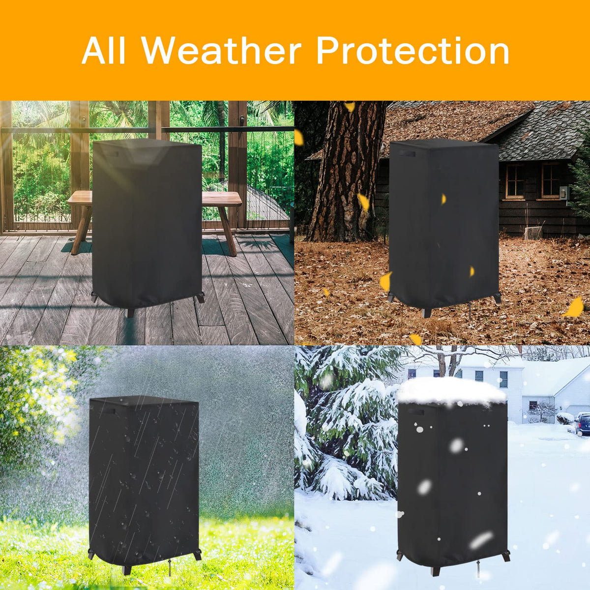 Aidetech smoker cover fit-check guide included to verify correct smoker size.