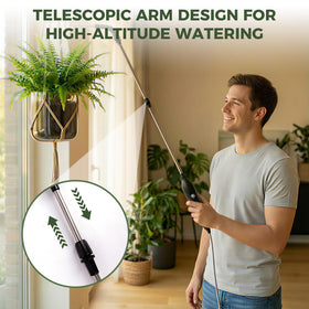 Aidoclip 6.8 ft hose lets you water farther without moving the tank.