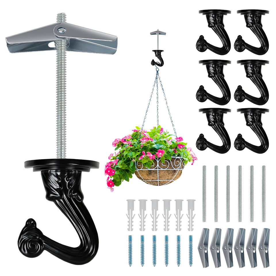 Aidoclip ceiling hook set packaging shows a complete hardware kit for quick mounting.