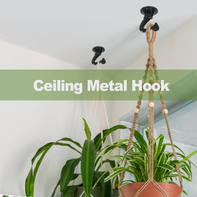 Aidoclip ceiling hook set wind-chimes setup suggests decorative, stable hanging options.