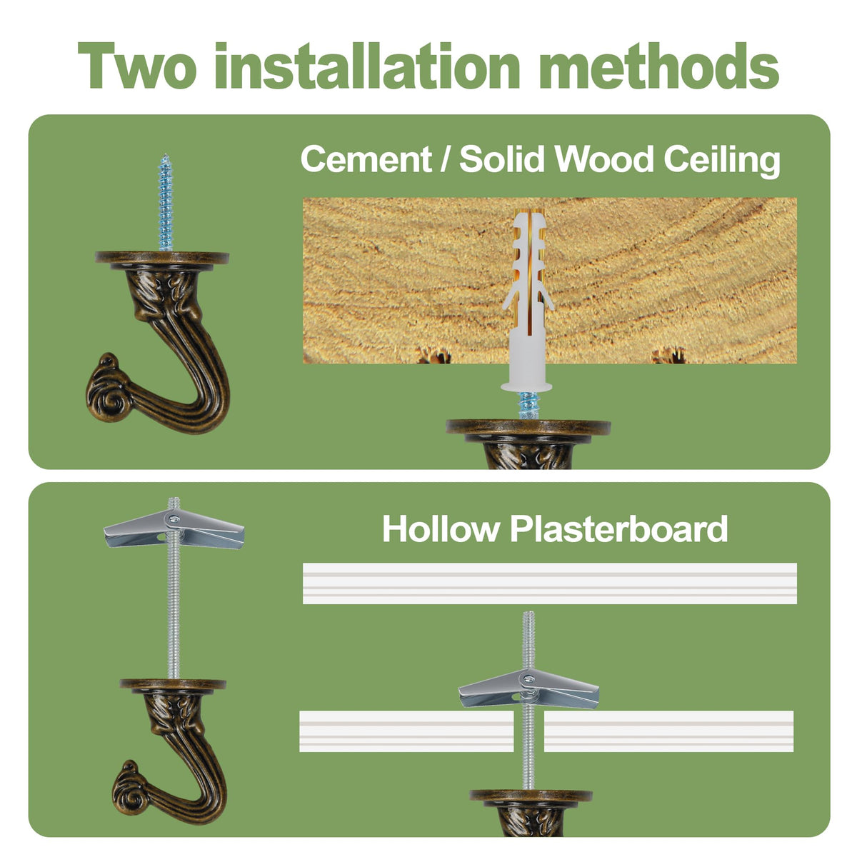 Aidoclip mounting hardware bundle ready for quick wall installation