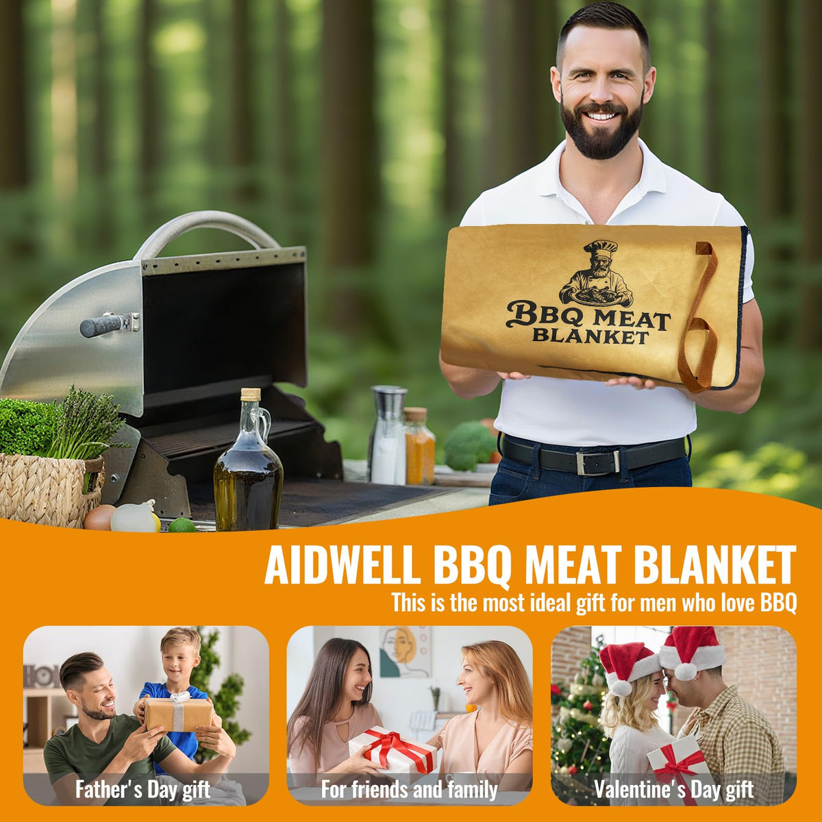 AiDwell BBQ Blanket easy clean after use for tidy setup.