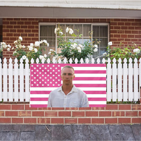 Aieted Drew Flags pink Starkey flag makes a thoughtful gift