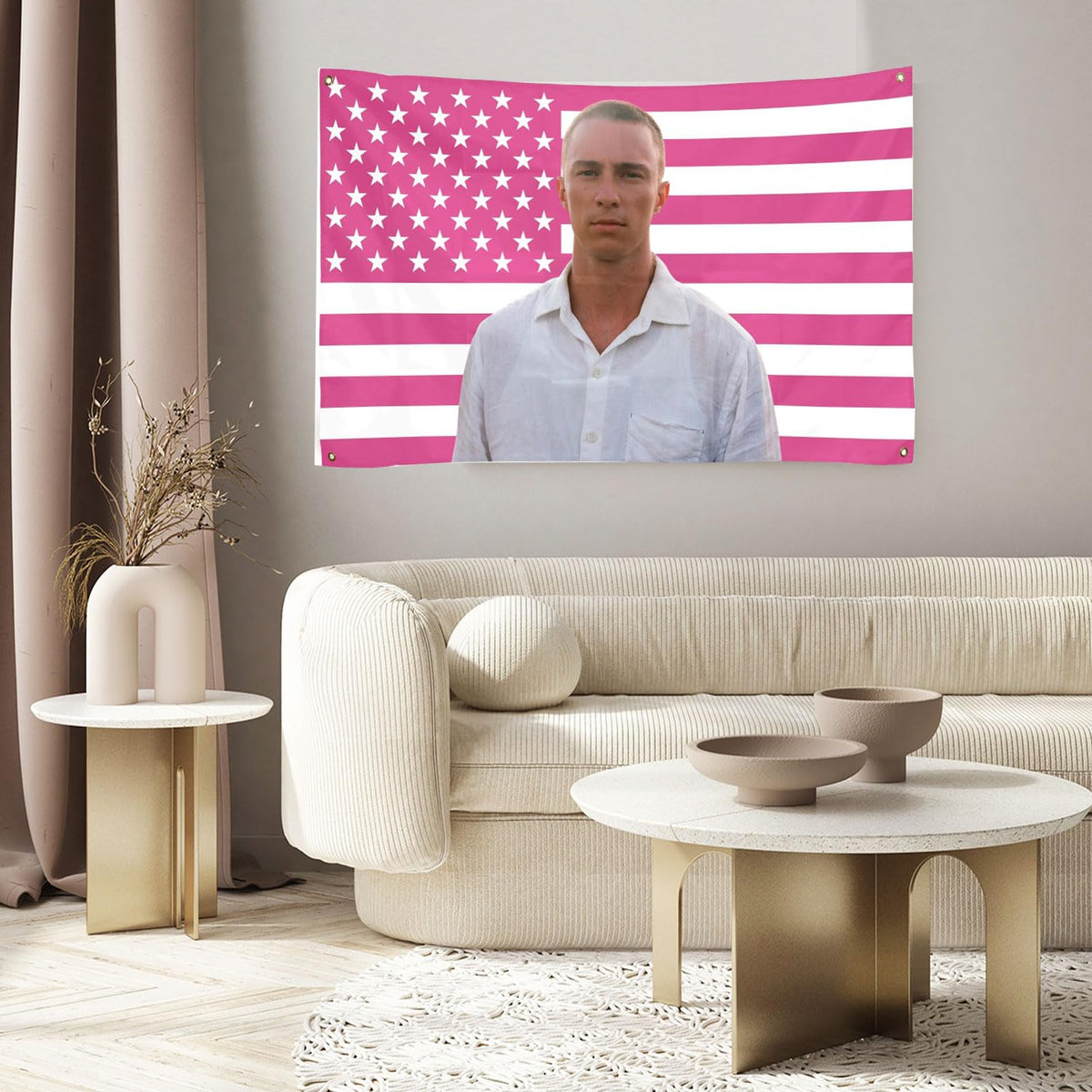 Aieted Drew Flags durable polyester with UV resistance for year-round display