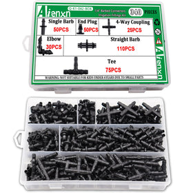 Aienxn 340pcs storage box keeps fittings organized and ready for use.