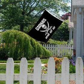 Aieted dorm and garden decor flag enhances porch or dorm room ambiance.