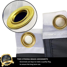 Aieted double-sided 3ply flag reads clearly from both sides for versatile decor.