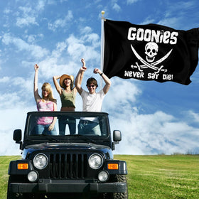 Aieted premium polyester pirate flag resists fading for seasons of display.