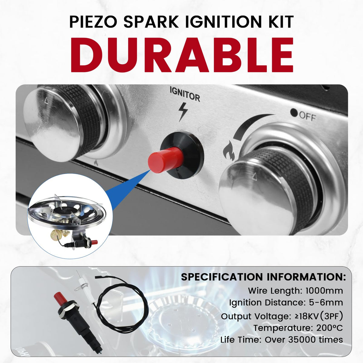 Aifeier ET high-temperature ignition system up to 18KV