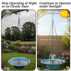 Aifeorzo hanging design includes an S-hook for quick setup on hooks or branches.