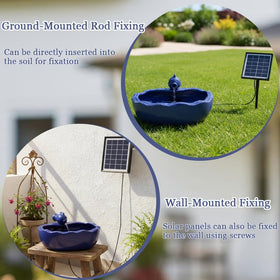Aifeorzo compact birdbath fountain suited for tabletops and balconies.