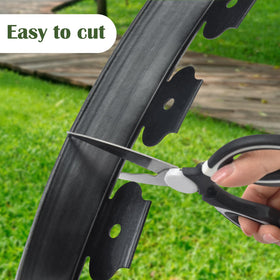 Aifong flexible border demonstrates easy bends for curved garden edges.