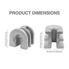 A.I.FORCE zinc alloy eyelet sleeve resists rust for durable trimming